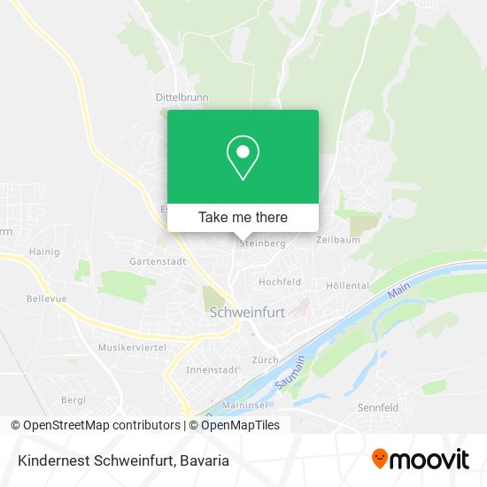 Карта Kindernest Schweinfurt