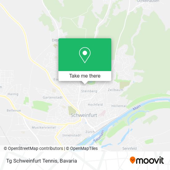 Tg Schweinfurt Tennis map