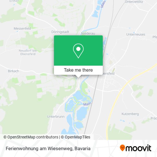 Ferienwohnung am Wiesenweg map