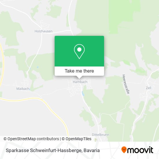 Sparkasse Schweinfurt-Hassberge map