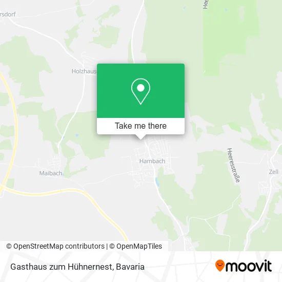 Карта Gasthaus zum Hühnernest