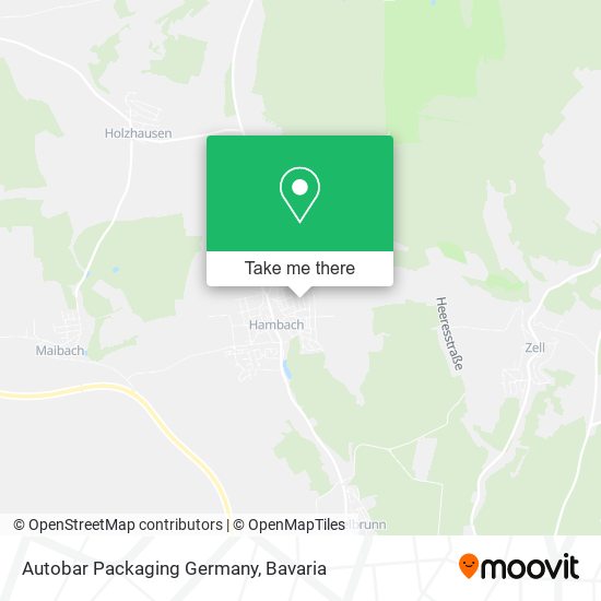 Карта Autobar Packaging Germany