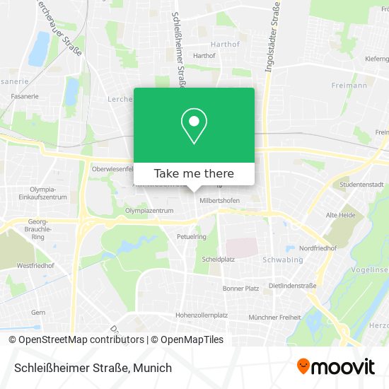 Schleißheimer Straße map
