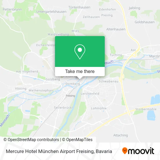 Карта Mercure Hotel München Airport Freising