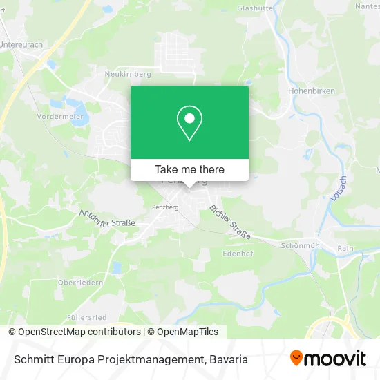 Карта Schmitt Europa Projektmanagement