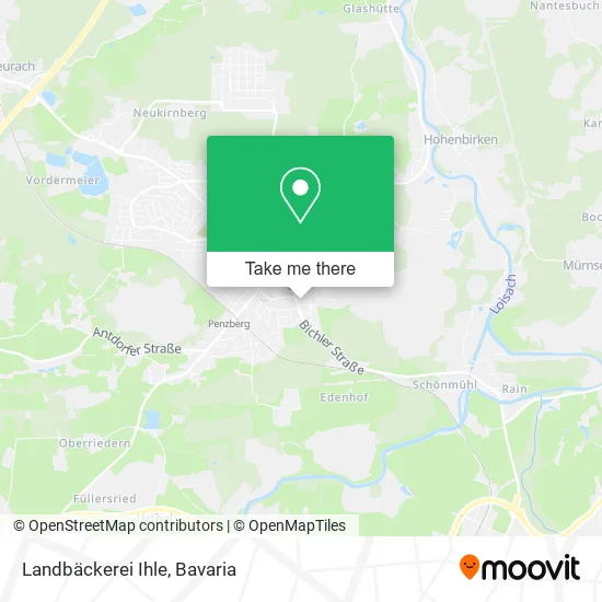 Карта Landbäckerei Ihle