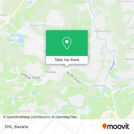 Карта DHL