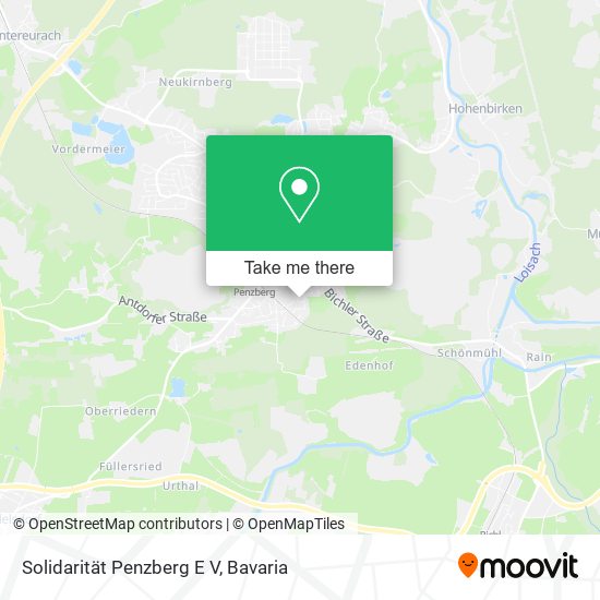 Solidarität Penzberg E V map