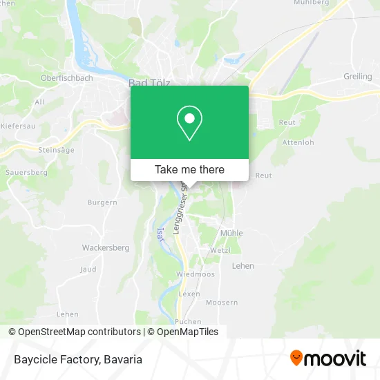 Карта Baycicle Factory