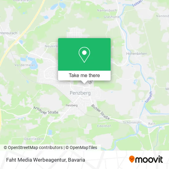 Карта Faht Media Werbeagentur