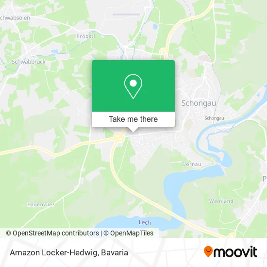 Карта Amazon Locker-Hedwig