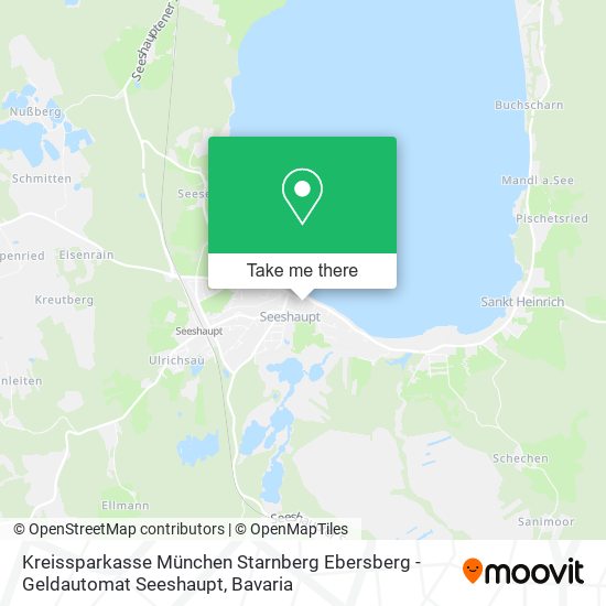 Kreissparkasse München Starnberg Ebersberg - Geldautomat Seeshaupt map