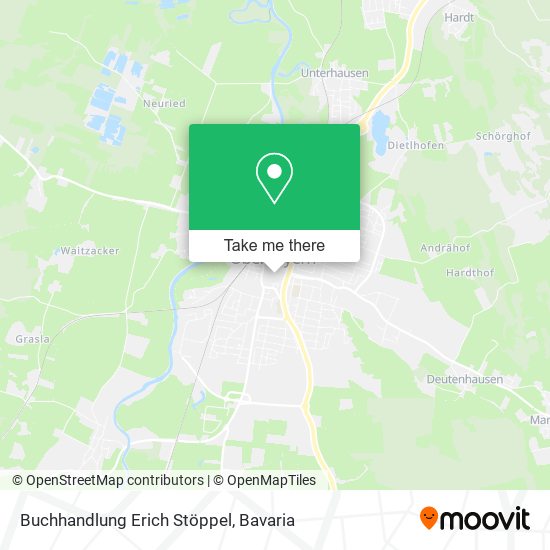Buchhandlung Erich Stöppel map
