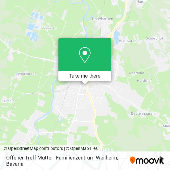 Offener Treff Mütter- Familienzentrum Weilheim map