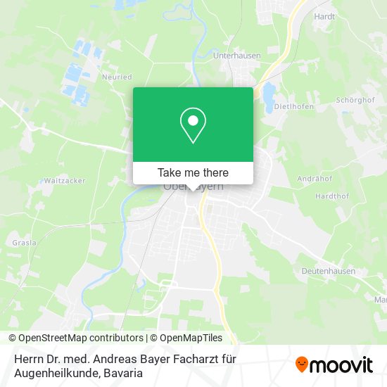 Herrn Dr. med. Andreas Bayer Facharzt für Augenheilkunde map
