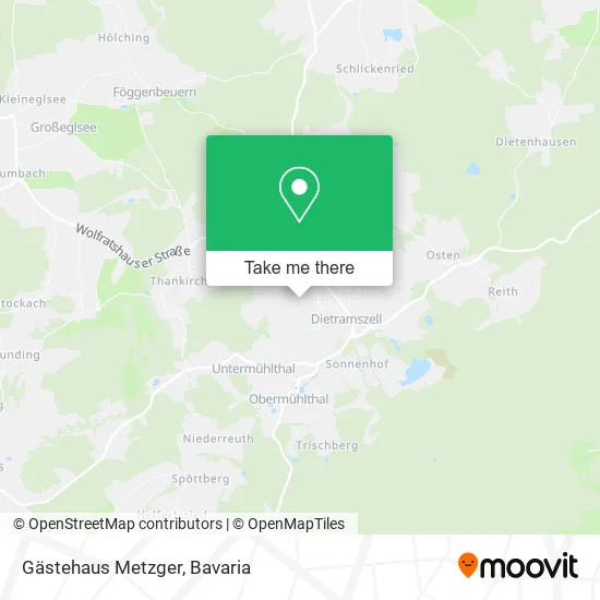 Карта Gästehaus Metzger