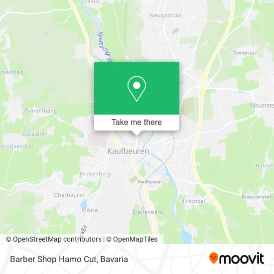 Карта Barber Shop Hamo Cut