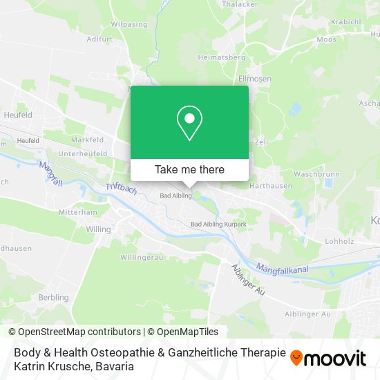 Body & Health Osteopathie & Ganzheitliche Therapie Katrin Krusche map