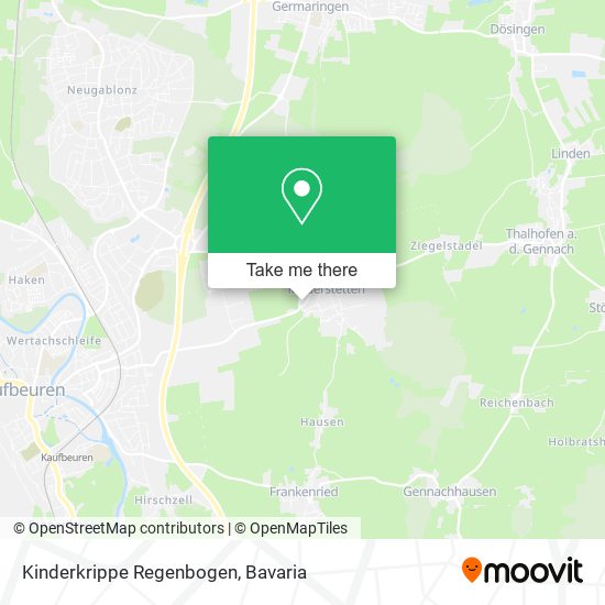 Kinderkrippe Regenbogen map