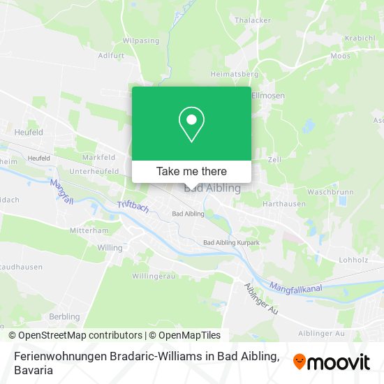 Ferienwohnungen Bradaric-Williams in Bad Aibling map