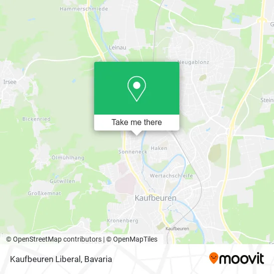 Карта Kaufbeuren Liberal