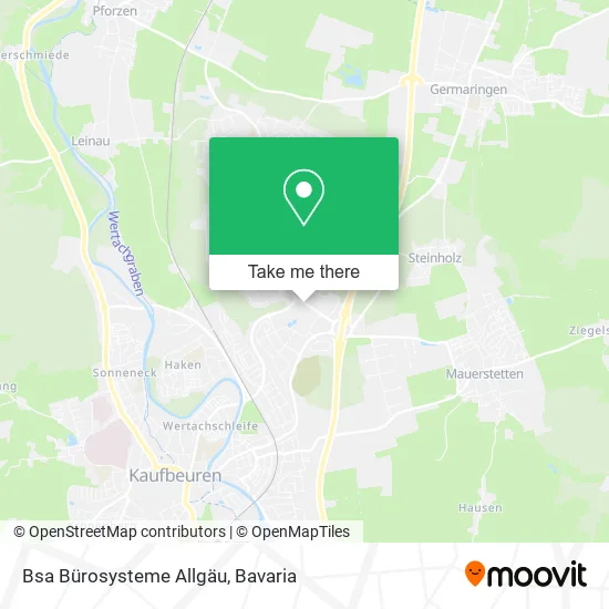 Карта Bsa Bürosysteme Allgäu