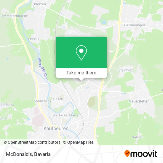 Карта McDonald's