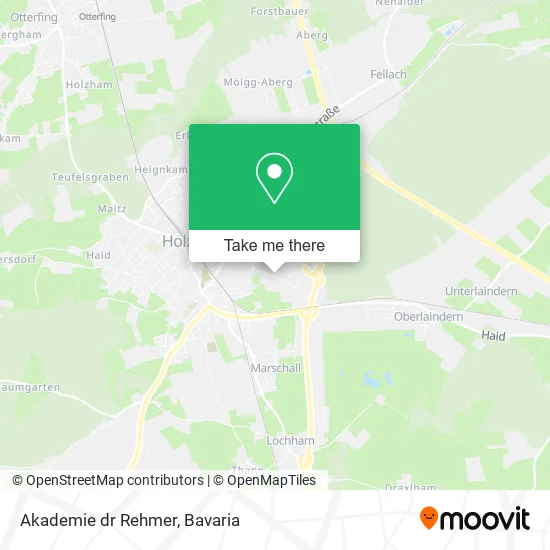 Карта Akademie dr Rehmer