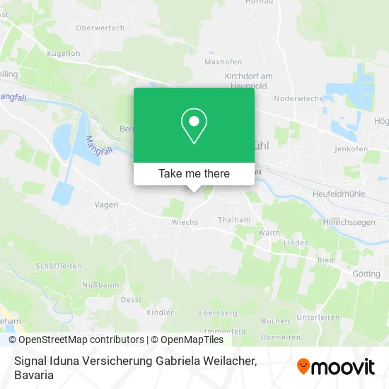 Карта Signal Iduna Versicherung Gabriela Weilacher