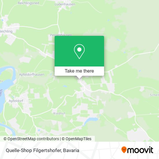 Quelle-Shop Filgertshofer map