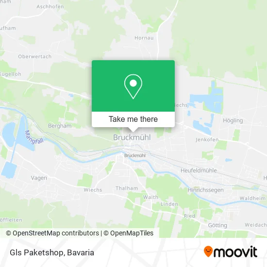 Карта Gls Paketshop