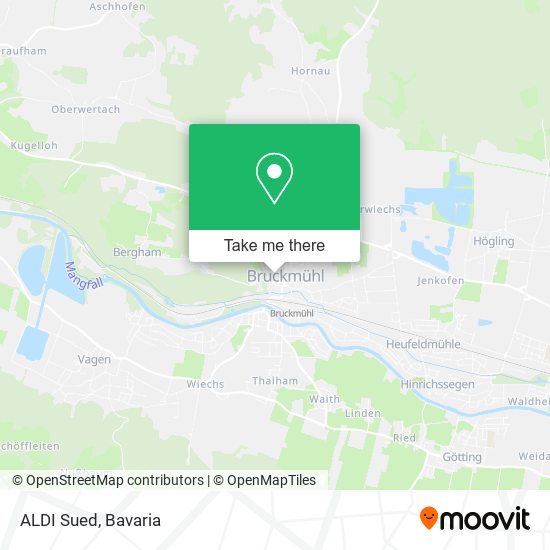 ALDI Sued map