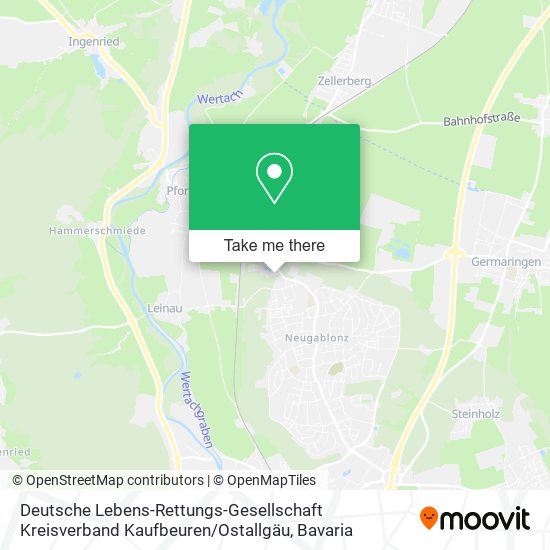 Deutsche Lebens-Rettungs-Gesellschaft Kreisverband Kaufbeuren / Ostallgäu map