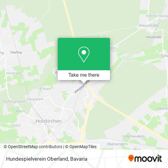 Hundespielverein Oberland map