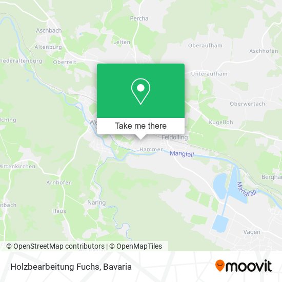 Holzbearbeitung Fuchs map