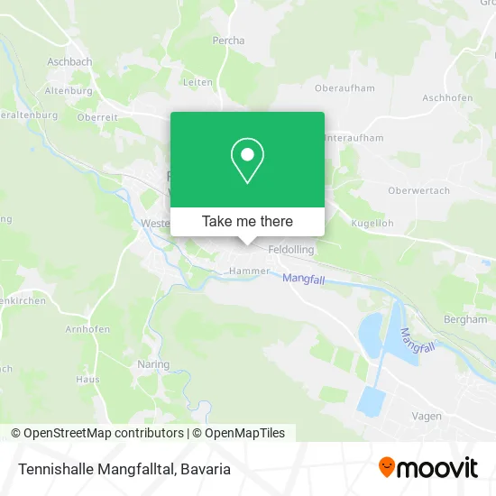 Карта Tennishalle Mangfalltal
