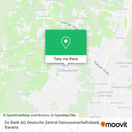 Карта Dz Bank AG Deutsche Zentral Genossenschaftsbank