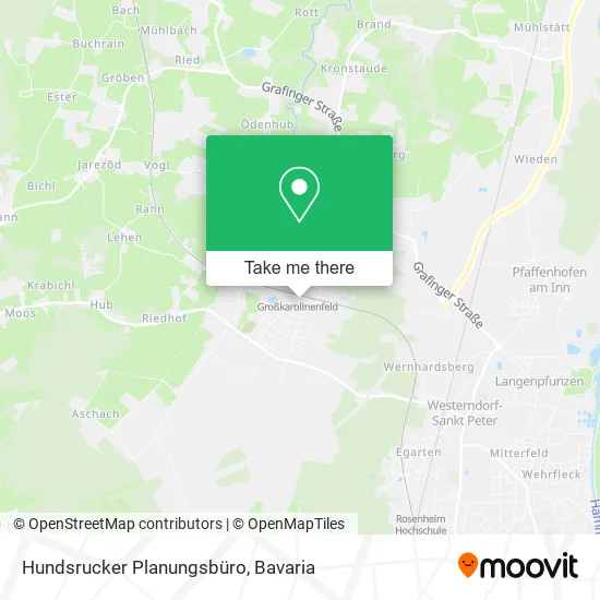 Карта Hundsrucker Planungsbüro