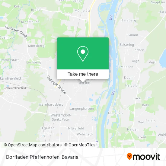 Карта Dorfladen Pfaffenhofen