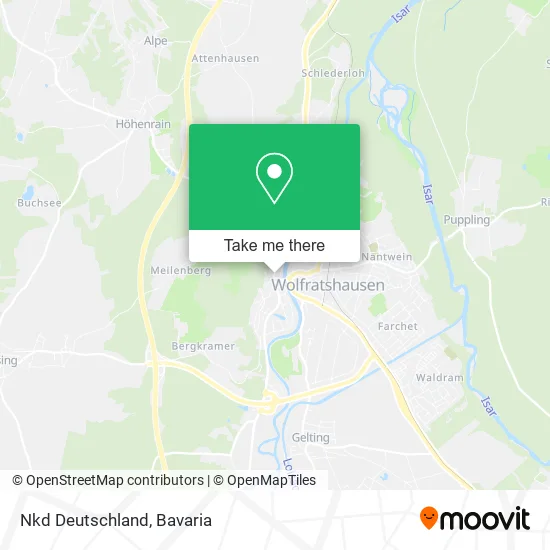 Карта Nkd Deutschland