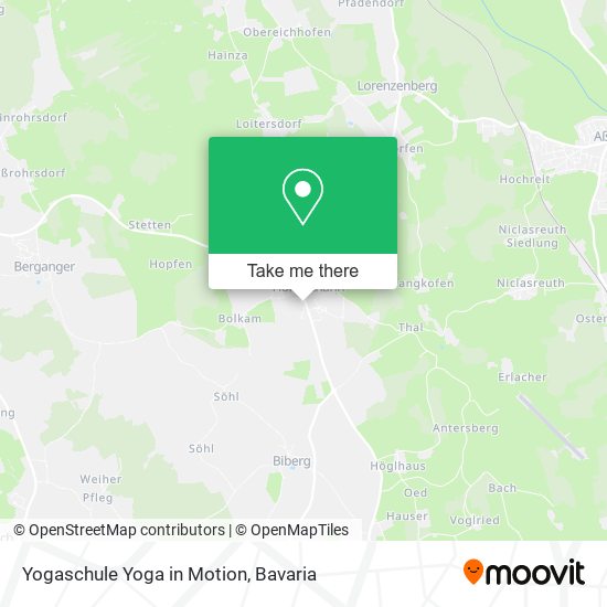 Yogaschule Yoga in Motion map