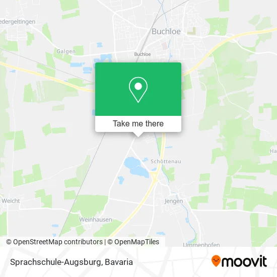 Карта Sprachschule-Augsburg