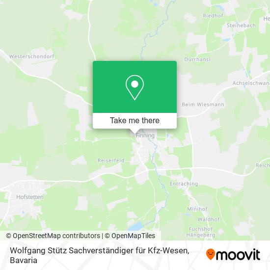 Wolfgang Stütz Sachverständiger für Kfz-Wesen map