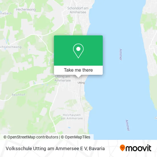 Карта Volksschule Utting am Ammersee E V