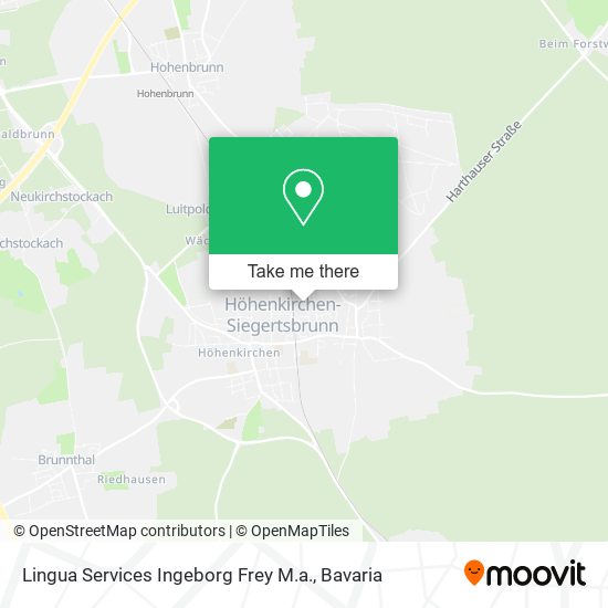 Карта Lingua Services Ingeborg Frey M.a.