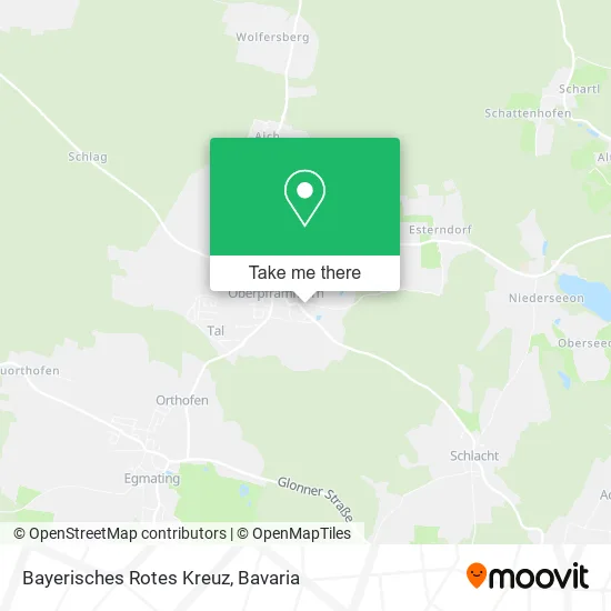 Карта Bayerisches Rotes Kreuz