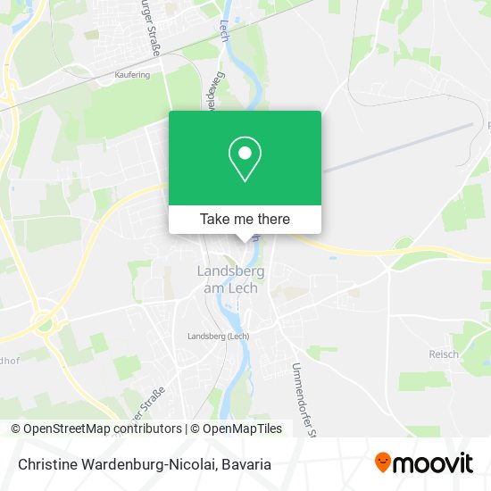 Christine Wardenburg-Nicolai map