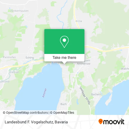 Карта Landesbund F. Vogelschutz