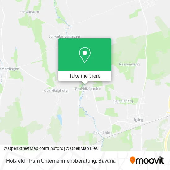 Карта Hoßfeld - Psm Unternehmensberatung