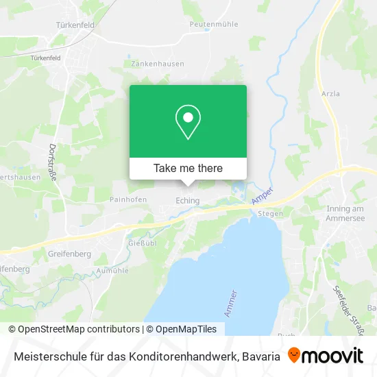 Карта Meisterschule für das Konditorenhandwerk